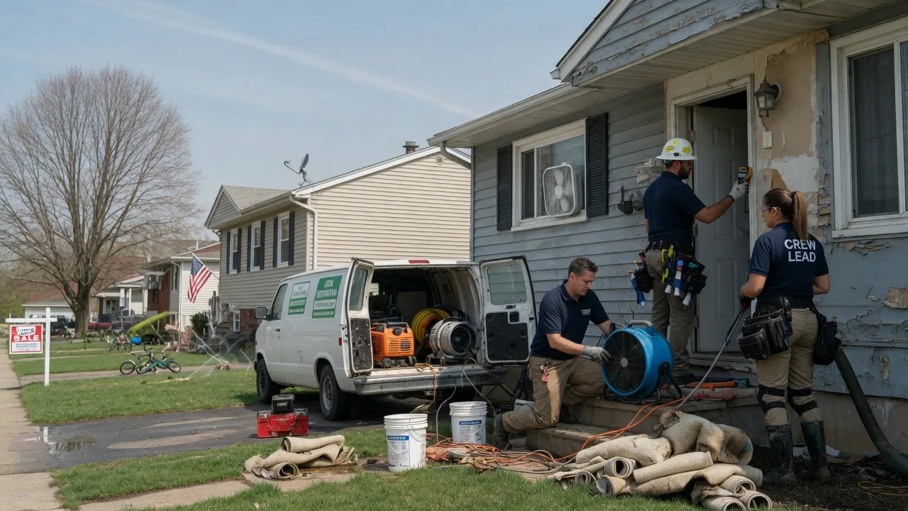 Flood Cleanup in Montoursville, PA near me
